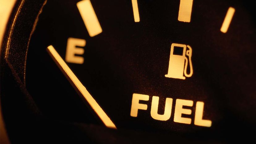 fuel gauge, empty